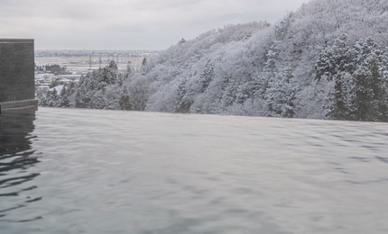 展望露天風呂（冬景色）